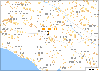 map of Vidovići