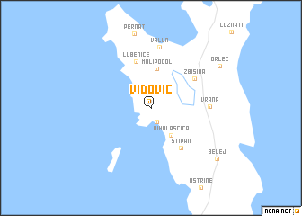 map of Vidović