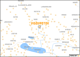 map of Vidov Potok