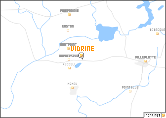 map of Vidrine