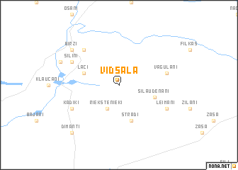 map of Vidsala