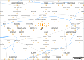 map of Vidstrup