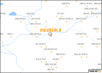 map of Vidussala