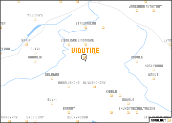 map of Vidutinė