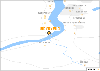 map of Vidyayevo