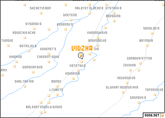 map of Vidzha