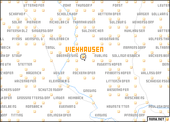 map of Viehhausen