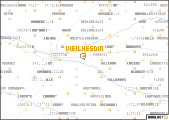 map of Vieil-Hesdin