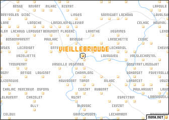 map of Vieille-Brioude