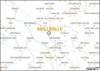 map of Vieille-Ville