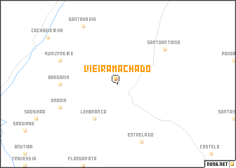 map of Vieira Machado