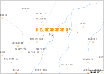 map of Vieja Camararia