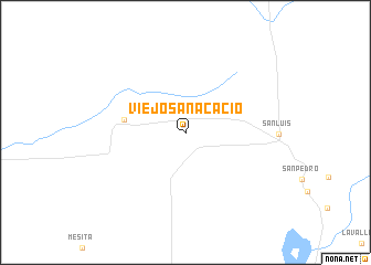 map of Viejo San Acacio