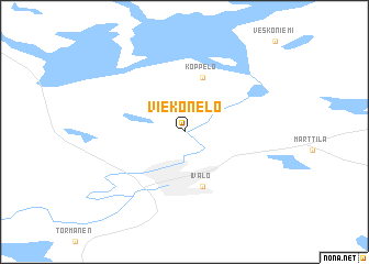 map of Viekonelo