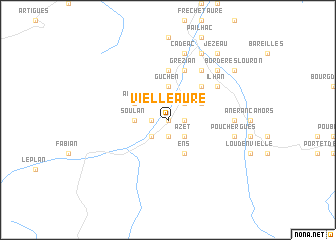 map of Vielle-Aure