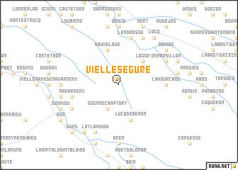 map of Vielleségure