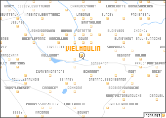 map of Vielmoulin