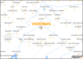 map of Vienenburg