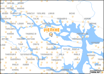 map of Viên Khê