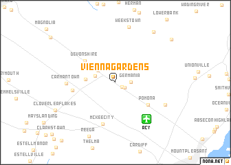 map of Vienna Gardens