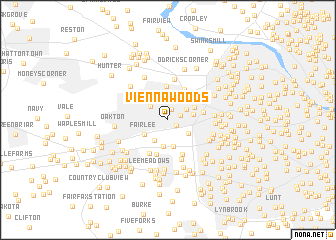 map of Vienna Woods