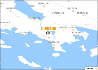 map of Viensuu