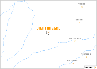 map of Viento Negro