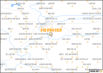 map of Vierakker