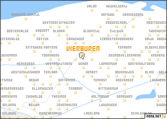 map of Vierburen