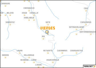 map of Vierdes
