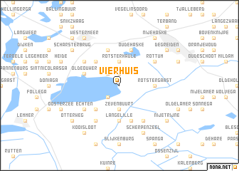 map of Vierhuis
