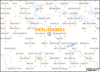 map of Vierlingsbeek