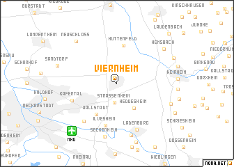 map of Viernheim