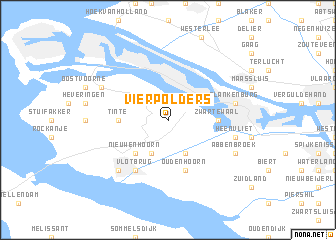 map of Vierpolders