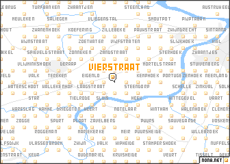 map of Vierstraat