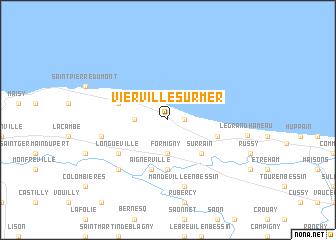 map of Vierville-sur-Mer