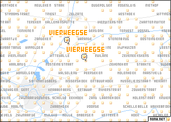 map of Vierweegse