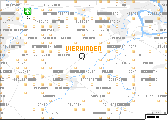 map of Vierwinden