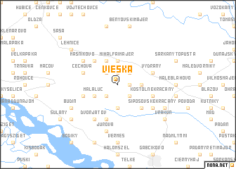 map of Vieska