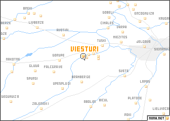 map of Viesturi