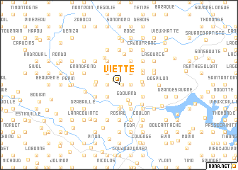 map of Viette