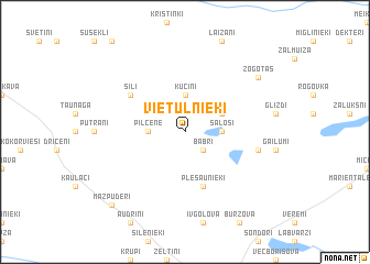 map of Vietulnieki