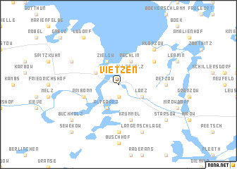 map of Vietzen