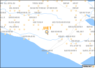 map of Viet