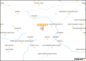 map of Vieuvy