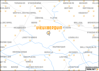map of Vieux-Berquin
