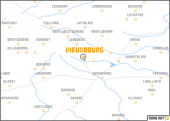 map of Vieux Bourg