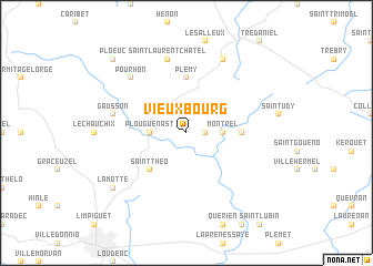 map of Vieux-Bourg