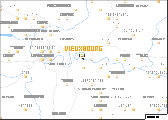 map of Vieux-Bourg