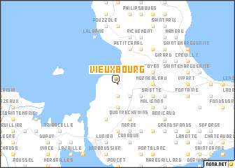 map of Vieux Bourg